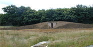 New bat chamber built to replace a bat roost lost as part of construction works