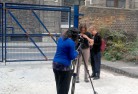 On location with the video production team